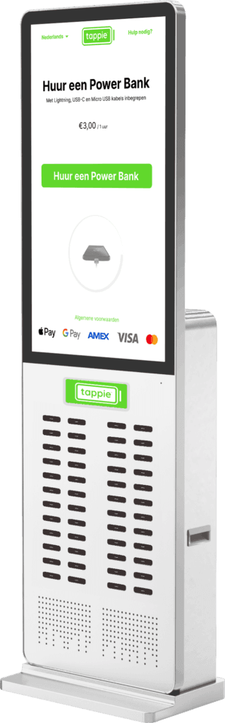 Tappie XXL outdoor, vrijstaande powerbankzuil